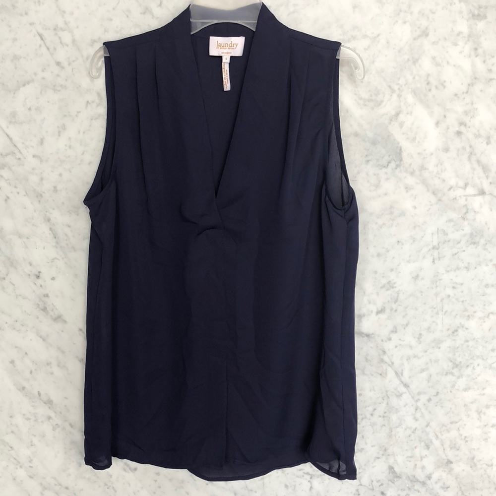 Navy blue blouse